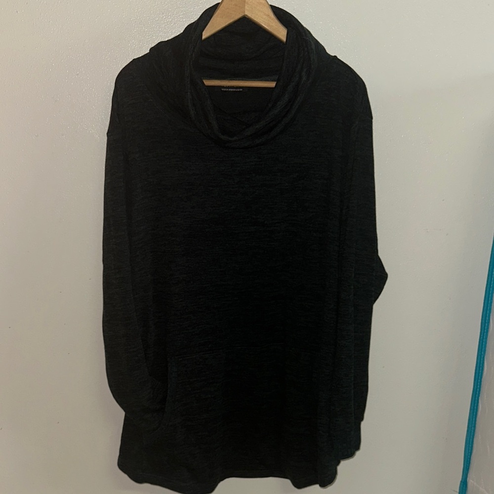 Cowl neck tunic top
